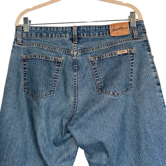 Vintage Levis Signature‎ Sz 12 Mid Rise Bootcut Jeans Classic Workwear Western - Picture 8 of 9